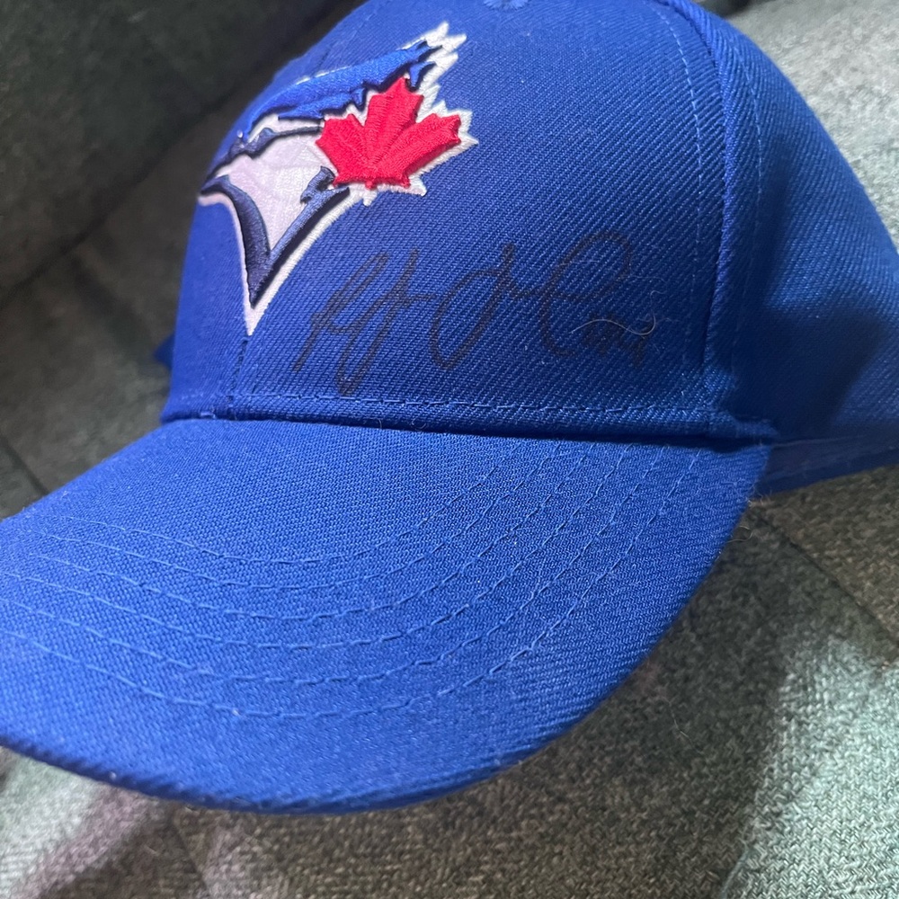 Rowdy Tellez signed Blue Jays Hat